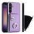 Samsung Galaxy S24 5G Organ Card Bag Ring Holder PU Phone Case - Purple Samsung Galaxy S24 5G Organ Card Bag Ring Holder PU Phone Case - Purple