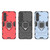 Samsung Galaxy S24 5G PC + TPU Shockproof Protective Phone Case with Magnetic Ring Holder - Navy Blue