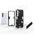 Samsung Galaxy S24 5G Punk Armor 2 in 1 PC + TPU Shockproof Phone Case with Invisible Holder - White