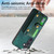 Samsung Galaxy S24 5G Retro Cross Wristband Wallet Leather Back Phone Case - Green