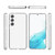 Samsung Galaxy S24 5G Shockproof Terminator Glitter Powder Phone Case - White
