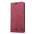 Samsung Galaxy S24 5G Skin Feel Anti-theft Brush Horizontal Flip Leather Case with Holder - Wine Red