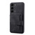 Samsung Galaxy S24 5G Skin Feel Dream RFID Anti-theft PU Card Bag Phone Case - Black
