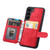 Samsung Galaxy S24 5G Skin Feel Dream RFID Anti-theft PU Card Bag Phone Case - Red