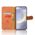 Samsung Galaxy S24 5G Skin Feel Magnetic Flip Leather Phone Case - Brown