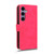 Samsung Galaxy S24 5G Skin Feel Magnetic Flip Leather Phone Case - Rose Red