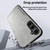 Samsung Galaxy S24 5G Skin Feel Magnetic Leather Back Phone Case - Dark Grey