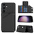 Samsung Galaxy S24 5G Skin Feel PU + TPU + PC Card Slots Phone Case - Black