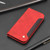 Samsung Galaxy S24 5G Skin Feel Splicing Leather Phone Case - Red