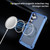 Samsung Galaxy S24 5G Skin Feel TPU + PC MagSafe Magnetic Phone Case - Transparent Blue