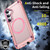 Samsung Galaxy S24 5G Skin Feel TPU + PC MagSafe Magnetic Phone Case - Transparent Pink
