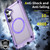 Samsung Galaxy S24 5G Skin Feel TPU + PC MagSafe Magnetic Phone Case - Transparent Purple