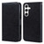 Samsung Galaxy S24 5G Skin Feeling Oil Leather Texture PU + TPU Phone Case - Black