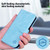 Samsung Galaxy S24 5G Skin Feeling Oil Leather Texture PU + TPU Phone Case - Light Blue