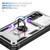 Samsung Galaxy S24 5G Sliding Camshield TPU + PC Phone Case with Holder - White+Black