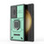 Samsung Galaxy S24 5G Sliding Camshield TPU + PC Shockproof Phone Case with Holder - Green