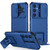 Samsung Galaxy S24 5G Stereoscopic Holder Sliding Camshield Phone Case - Blue