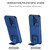 Samsung Galaxy S24 5G Stereoscopic Holder Sliding Camshield Phone Case - Blue
