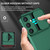 Samsung Galaxy S24 5G Stereoscopic Holder Sliding Camshield Phone Case - Green