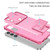 Samsung Galaxy S24 5G Stereoscopic Holder Sliding Camshield Phone Case - Pink