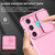 Samsung Galaxy S24 5G Stereoscopic Holder Sliding Camshield Phone Case - Pink