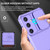 Samsung Galaxy S24 5G Stereoscopic Holder Sliding Camshield Phone Case - Purple