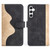 Samsung Galaxy S24 5G Stitching Horizontal Flip Leather Phone Case - Black