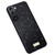 Samsung Galaxy S24 5G SULADA Glittery TPU + Handmade Leather Phone Case - Black