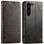 Samsung Galaxy S24 5G Suteni Baroque Calf Texture Buckle Wallet Leather Phone Case - Black