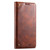 Samsung Galaxy S24 5G Suteni Baroque Calf Texture Buckle Wallet Leather Phone Case - Khaki
