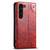 Samsung Galaxy S24 5G Suteni Baroque Calf Texture Buckle Wallet Leather Phone Case - Red