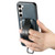 Samsung Galaxy S24 5G Suteni H13 Card Wallet Wrist Strap Holder PU Phone Case - Blue