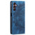 Samsung Galaxy S24 5G Totem Embossed Magnetic Leather Phone Case - Blue