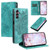 Samsung Galaxy S24 5G Totem Embossed Magnetic Leather Phone Case - Green