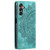 Samsung Galaxy S24 5G Totem Embossed Magnetic Leather Phone Case - Green