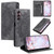 Samsung Galaxy S24 5G Totem Embossed Magnetic Leather Phone Case - Grey