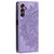 Samsung Galaxy S24 5G Totem Embossed Magnetic Leather Phone Case - Purple