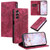 Samsung Galaxy S24 5G Totem Embossed Magnetic Leather Phone Case - Red