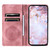 Samsung Galaxy S24 5G Totem Embossed Magnetic Leather Phone Case - Rose Gold