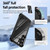 Samsung Galaxy S24 5G TPU + PC Lens Protection Phone Case - Black