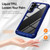 Samsung Galaxy S24 5G TPU + PC Lens Protection Phone Case - Blue
