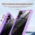 Samsung Galaxy S24 5G TPU + PC Lens Protection Phone Case - Purple