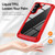 Samsung Galaxy S24 5G TPU + PC Lens Protection Phone Case - Red