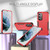 Samsung Galaxy S24 5G TPU + PC Shockproof Protective Phone Case - Red + Black