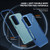 Samsung Galaxy S24 5G TPU + PC Shockproof Protective Phone Case - Royal Blue + Grey Green