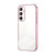 Samsung Galaxy S24 5G Transparent Plating Fine Hole Phone Case - Pink