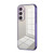 Samsung Galaxy S24 5G Transparent Plating Fine Hole Phone Case - Purple