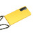 Samsung Galaxy S24 5G Wheat Straw Material + TPU Phone Case with Lanyard - Yellow