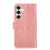 Samsung Galaxy S24 5G Wristband Card Slot Leather Phone Case - Rose Gold Samsung Galaxy S24 5G Wristband Card Slot Leather Phone Case - Rose Gold
