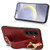 Samsung Galaxy S24 5G Wristband Leather Back Phone Case - Red